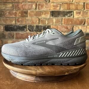 Brooks Beast GTS 24 Supportive Men's 14 Gray Running Walking Shoes Sneakers